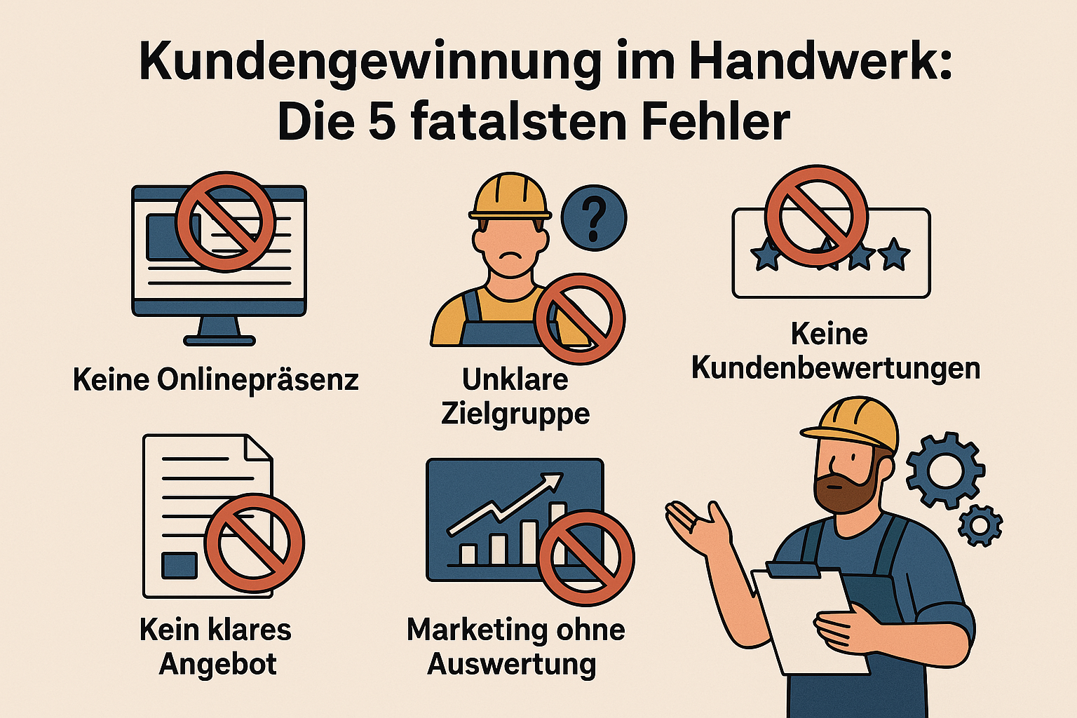 Kundengewinnung im Handwerk, Kundengewinnung, Aufträge