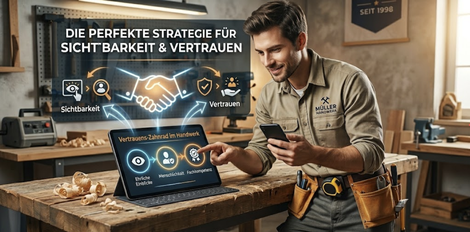 Social Media für Handwerker,Leadgenerierung im Handwerk,Social Media Werbeanzeigen Handwerk,