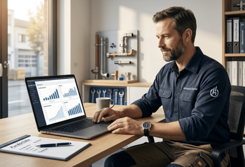 Online Marketing Sanitärbetrieb: So gewinnst du planbar neue Kunden